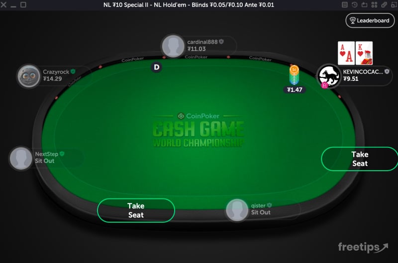 CoinPoker Table